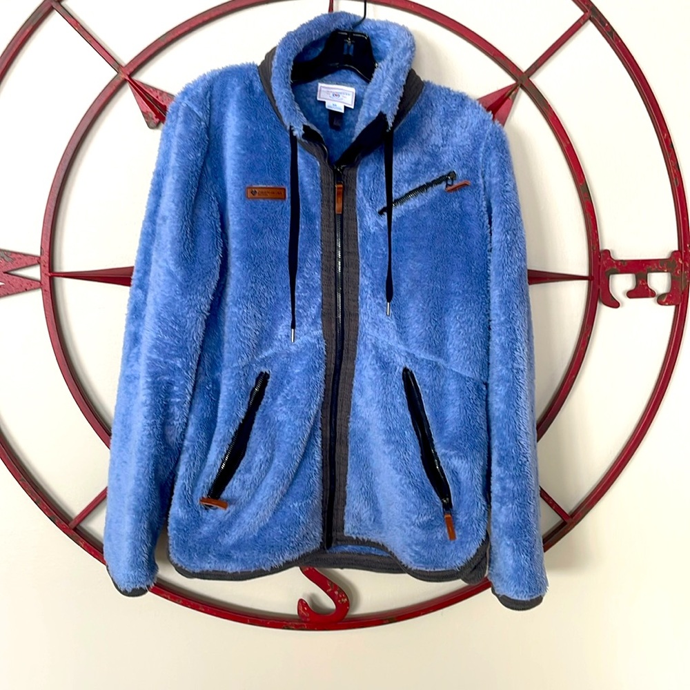 Obermeyer Zip Up Fleece With Draw String Neck - image 1